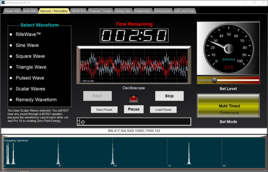 Manual Rife / Remedies